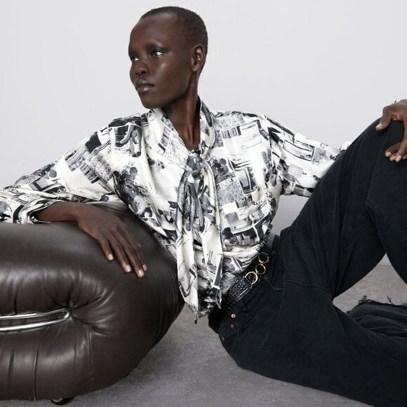 ZARA STUDIO Printed Photograph Shirt - Picture 10 of 13